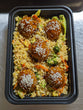 Asian inspired Turkey Meatballs with Sriracha Mayo