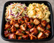 BBQ Chicken paired with Coleslaw & Potato Salad