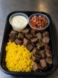 Yellow Rice, Fresh Pico De Gallo & Garlic Aioli with Choice of Protein